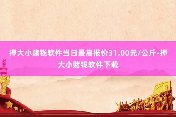 押大小赌钱软件当日最高报价31.00元/公斤-押大小赌钱软件下载