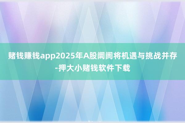 赌钱赚钱app2025年A股阛阓将机遇与挑战并存-押大小赌钱软件下载
